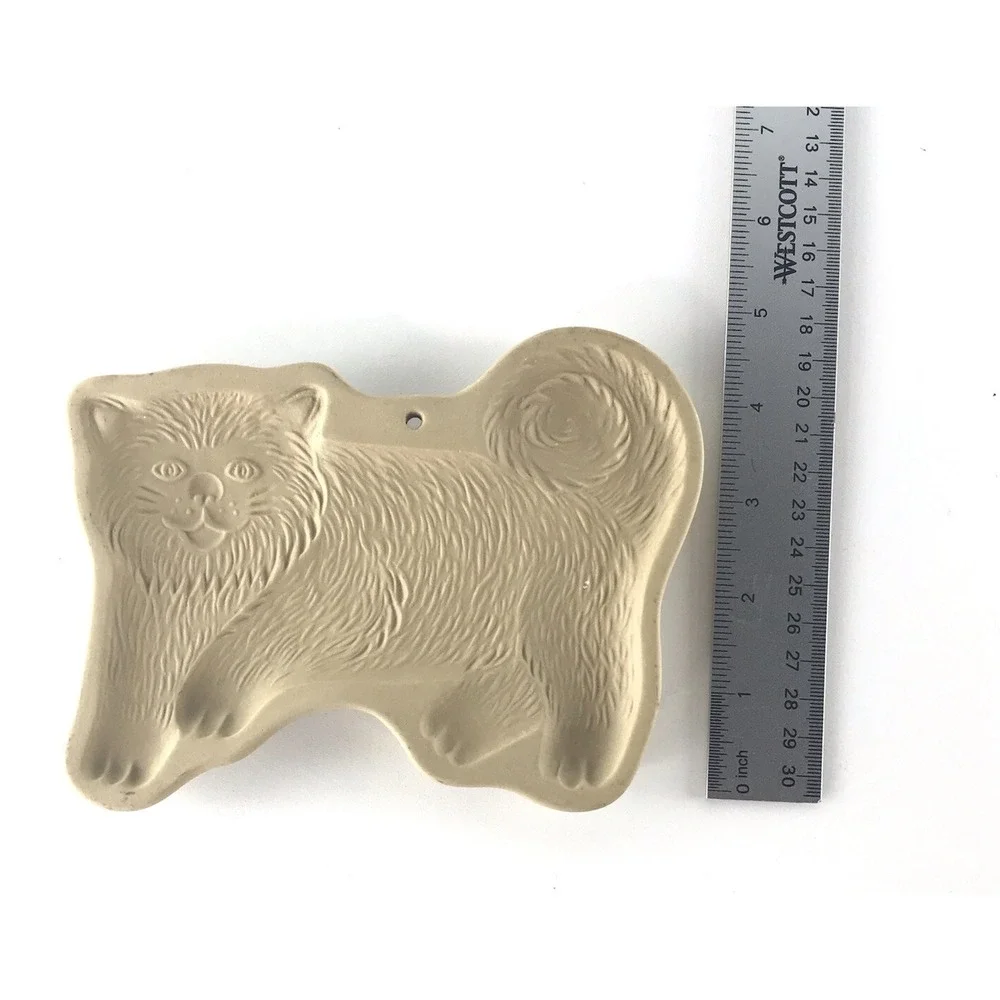 Vintage Brown Bag Cookie Art‎ Mold Standing Cat Halloween 1986 Hill Design Inc